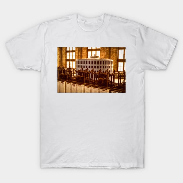 Historic Niagara Power Plant Generator 5 T-Shirt by Robert Alsop